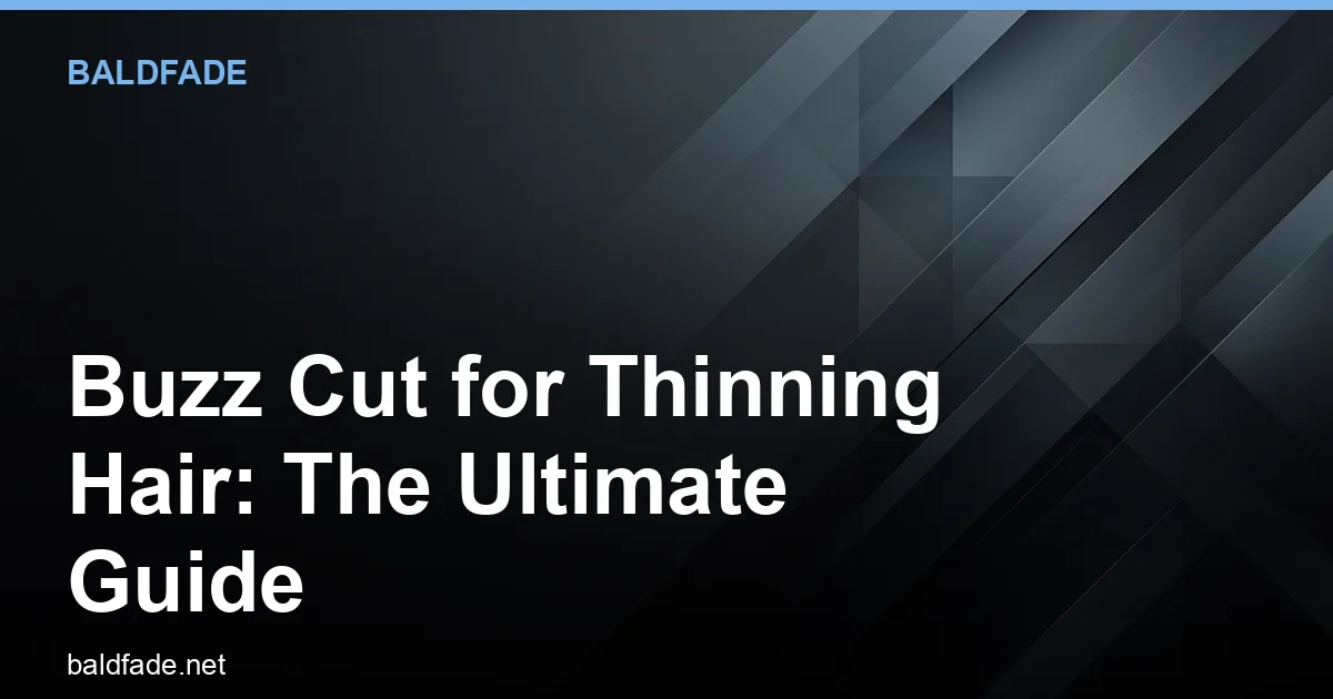 Buzz Cut for Thinning Hair: The Ultimate Guide