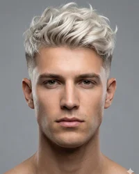 Bleached Mid-Skin Fade