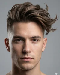 Swept Top with Skin Fade